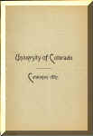 University of Colorado Catalogue 1886 - 1887.jpg (162292 bytes)