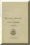 University of Colorado Circular of Information 1883.jpg (163904 bytes)
