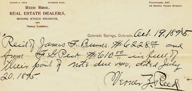 Verner Z. Reed letterhead 1895.jpg (58435 bytes)