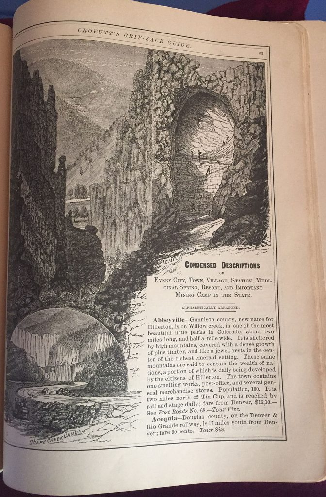 Altitudes, Distances, Routes and Fares.