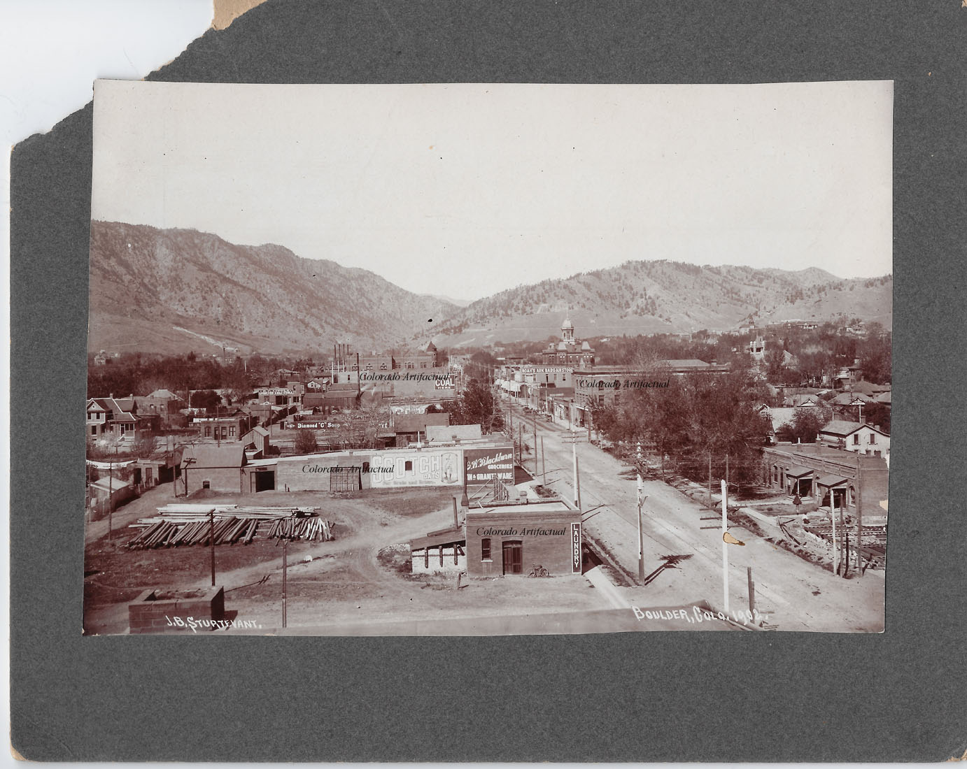 Boulder, Boulder County, Colo., 1902. J. B. Sturtevant. Image ...